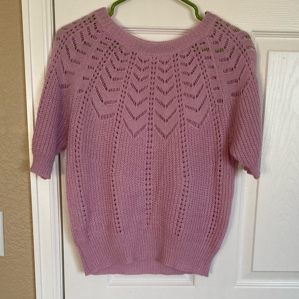 ASTR the Label Pointelle Sweater